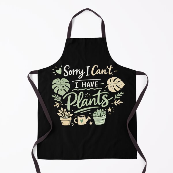 Item preview, Sorry I Can’t I Have Plants – Funny Plant Lover Quote, Introvert Humor, Cozy Homebody Botanical Design designed and sold by Ladys-Gents.