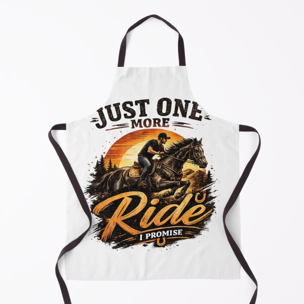 Item preview, Just One More Ride I Promise Horse Riding Shirt Equestrian Horse Lover Gift Tee designed and sold by Wear Sculpt.