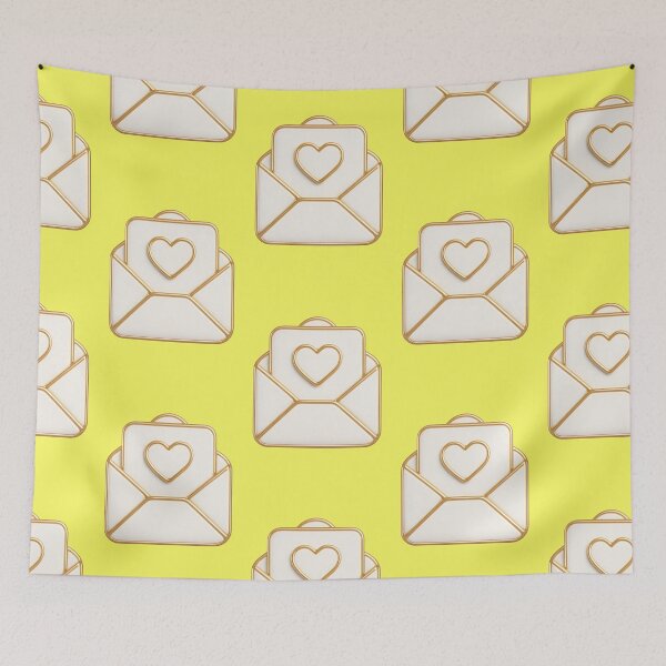 Item preview, Elegant love letter with a golden heart designed and sold by Mauswohn.