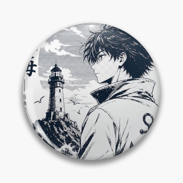 Item preview, Sail Beyond The Horizon – Manga Lighthouse Ocean Anime Design designed and sold by MWSailingClub.