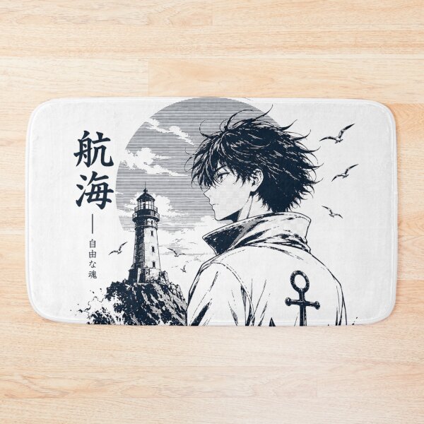 Item preview, Sail Beyond The Horizon – Manga Lighthouse Ocean Anime Design designed and sold by MWSailingClub.