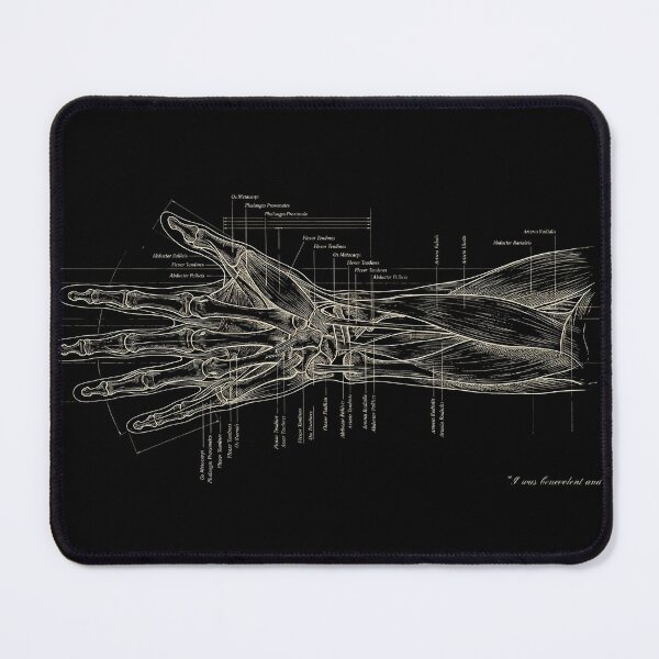 Item preview, Mary Shelley Frankenstein Journal - Anatomical Hand Study - Dark Academia designed and sold by nbg2012.
