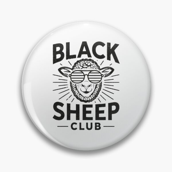 Item preview, Black Sheep Club – Cool Rebel Sheep with Sunglasses | Outsider Aesthetic Design designed and sold by EichStore.