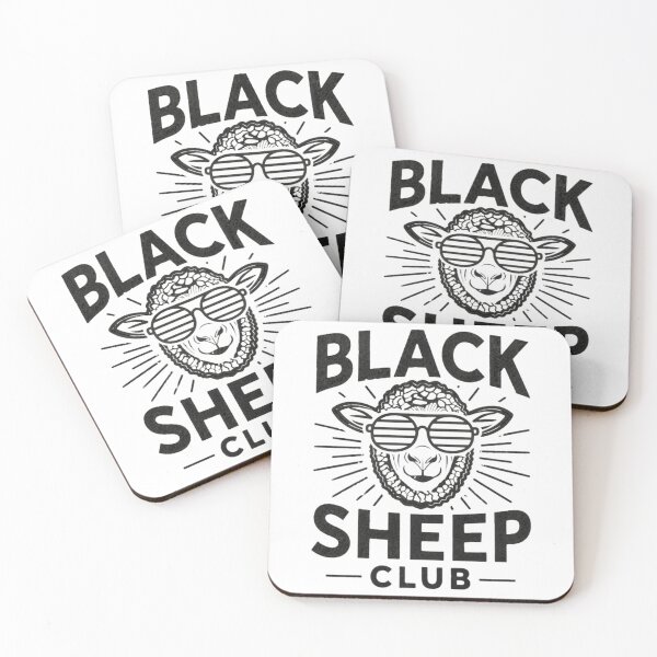 Item preview, Black Sheep Club – Cool Rebel Sheep with Sunglasses | Outsider Aesthetic Design designed and sold by EichStore.