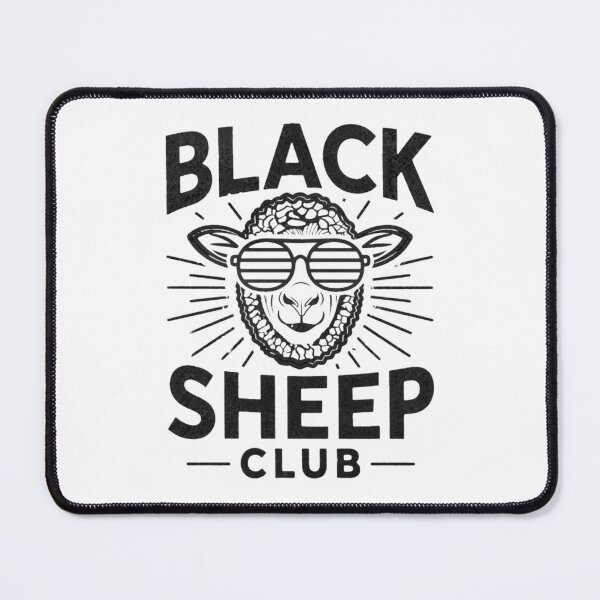 Item preview, Black Sheep Club – Cool Rebel Sheep with Sunglasses | Outsider Aesthetic Design designed and sold by EichStore.