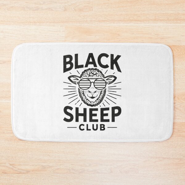 Item preview, Black Sheep Club – Cool Rebel Sheep with Sunglasses | Outsider Aesthetic Design designed and sold by EichStore.