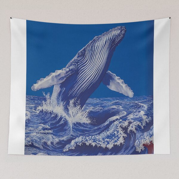 Item preview, Majestic Whale Breaching the Sea designed and sold by lautir.