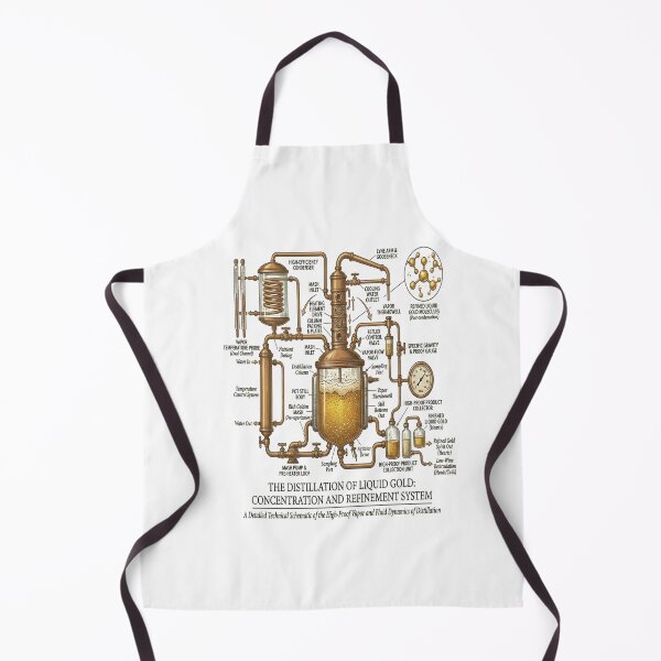 Item preview, Distillation of Liquid Gold - High-Proof Refinery Schematic designed and sold by ClaussShop.