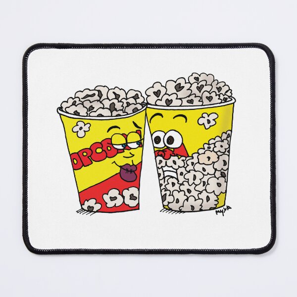 Item preview, Popcorn in Love - Funny Movie Night Food Art designed and sold by MyxaART.