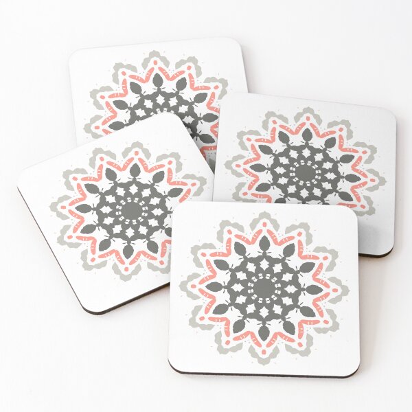 Artikelvorschau, Mandala Flower Artwork 03 Nordic Color 01 entworfen und verkauft von Stefanie Boike.