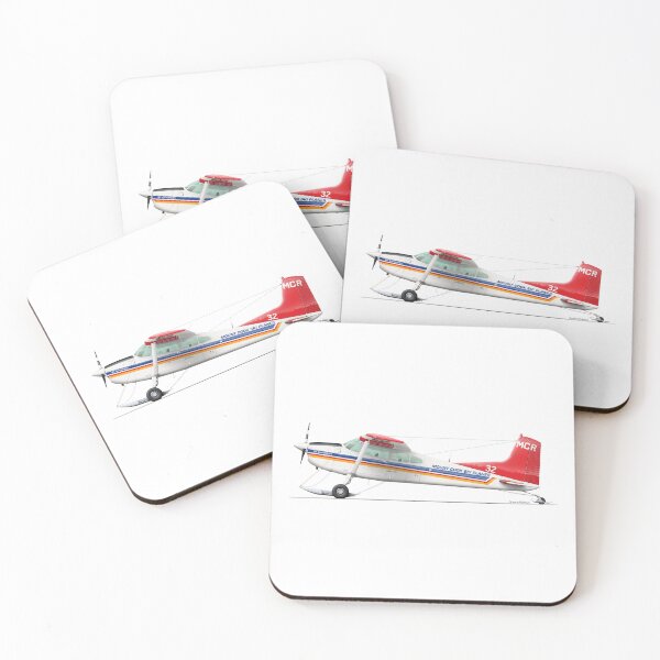 Item preview, CESSNA 185 SKYWAGON designed and sold by Grubby Fingers Aircraft Illustration.