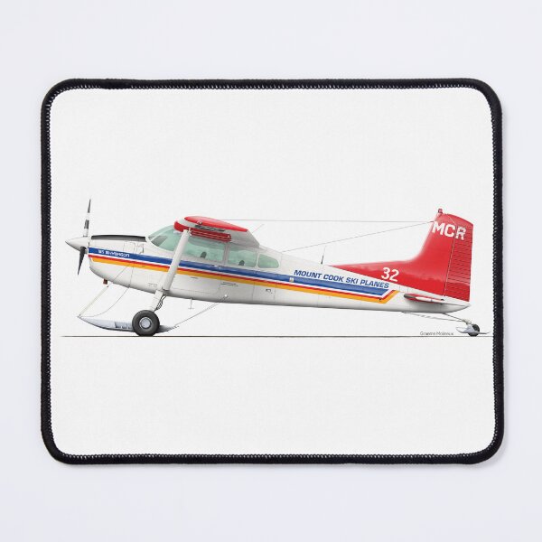 Item preview, CESSNA 185 SKYWAGON designed and sold by Grubby Fingers Aircraft Illustration.