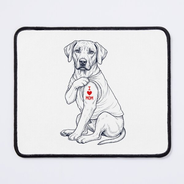 Item preview, Vintage Rhodesian Ridgeback Mom Tattoo Dog Lover designed and sold by TerryConnells.
