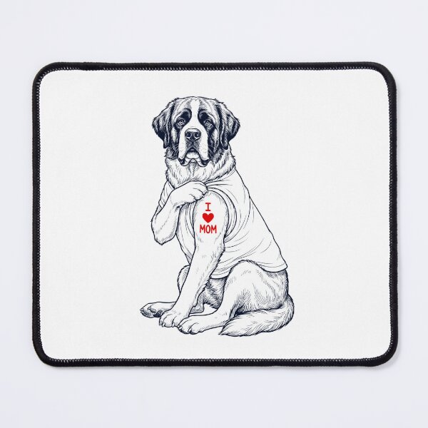 Item preview, Vintage Saint Bernard Mom Tattoo Dog Lover designed and sold by TerryConnells.
