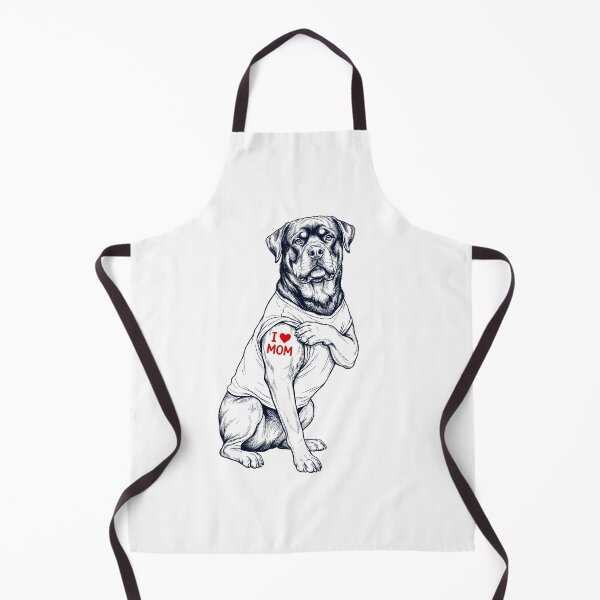 Artikelvorschau, Vintage-Tattoo mit Rottweiler-Mama-Motiv für Hundeliebhaber entworfen und verkauft von TerryConnells.