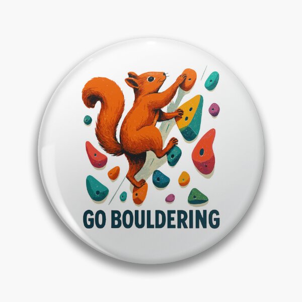 Artikelvorschau, Eichhörnchen Go Bouldering – Kletter Motivation entworfen und verkauft von Pineapple-Tree.