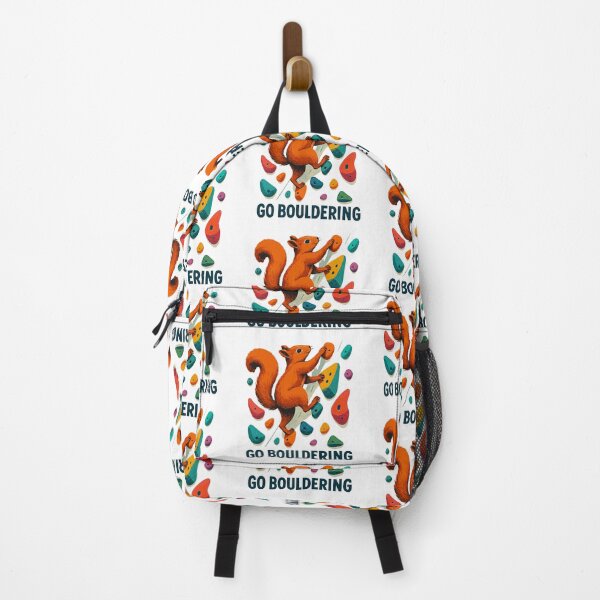 Item preview, Squirrel Go Bouldering – Climbing Motivation designed and sold by Pineapple-Tree.