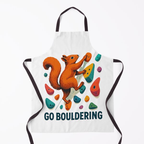 Item preview, Squirrel Go Bouldering – Climbing Motivation designed and sold by Pineapple-Tree.