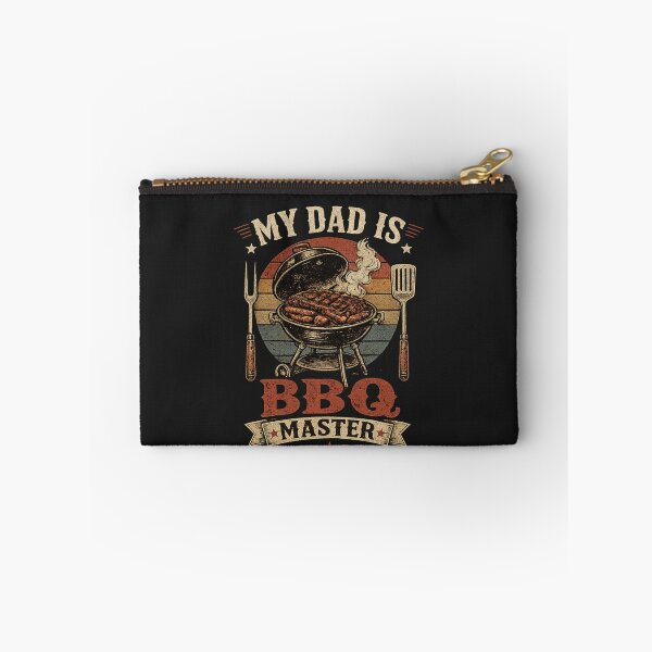 Item preview, My Dad Is BBQ Master – Vintage Retro Grilling Shirt designed and sold by MWSailingClub.