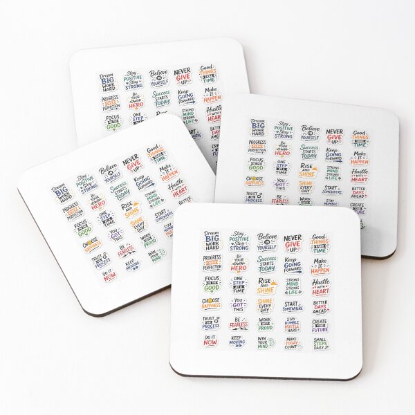 Item preview, Motivational Quote Sticker Pack Positive Mindset Collection designed and sold by Ishratparween11.