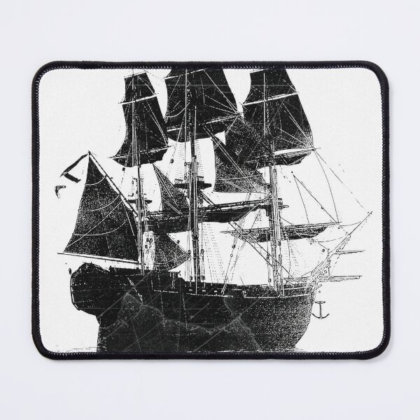 Item preview, Pirates at Sea Tall Ship Dark Gothic Nautical Art designed and sold by Ghoul Enterprises.