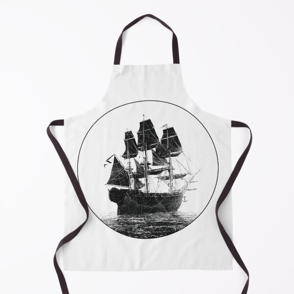 Item preview, Pirates at Sea Tall Ship Dark Gothic Nautical Art designed and sold by Ghoul Enterprises.