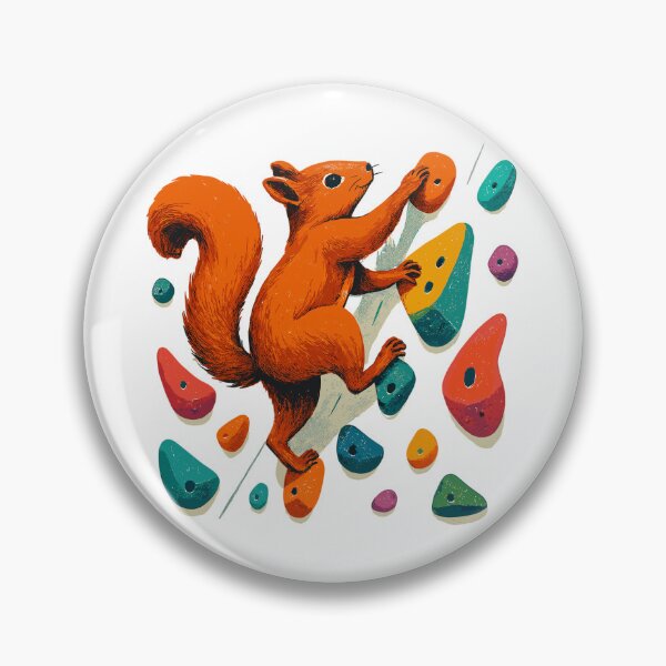 Item preview, Squirrels on the rocks: Motivation & bouldering style designed and sold by Pineapple-Tree.