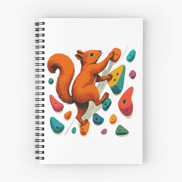 Item preview, Squirrels on the rocks: Motivation & bouldering style designed and sold by Pineapple-Tree.