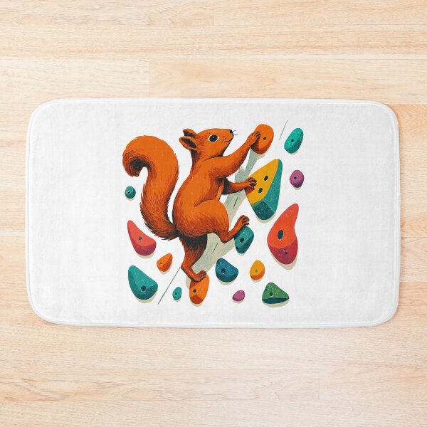 Item preview, Squirrels on the rocks: Motivation & bouldering style designed and sold by Pineapple-Tree.