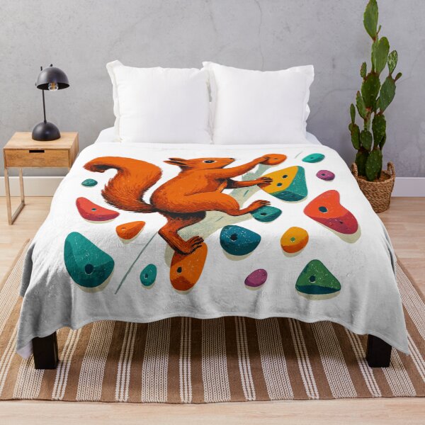 Item preview, Squirrels on the rocks: Motivation & bouldering style designed and sold by Pineapple-Tree.