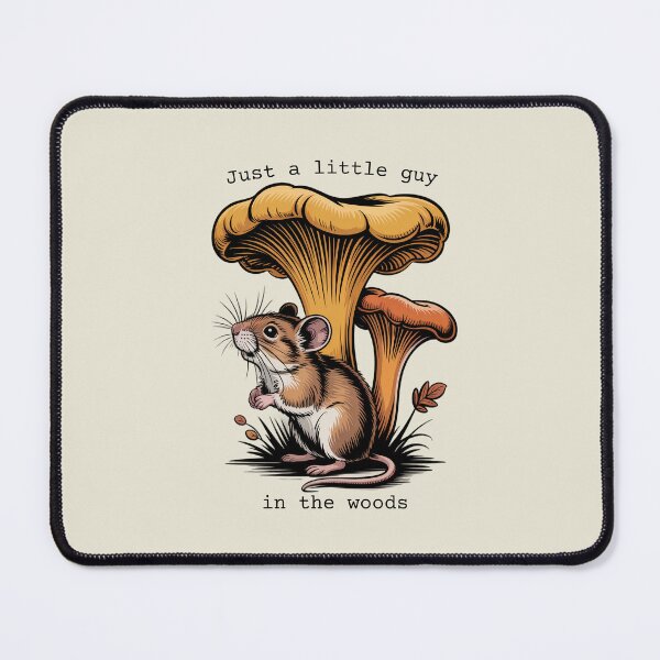 Item preview, Just A Little Guy In The Woods Cute Mouse Mushroom Vintage Aesthetic designed and sold by AlexandraSand.