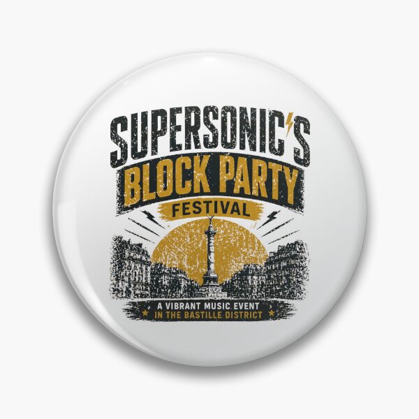 Item preview, Supersonic's Block Party Festival – Music Celebration designed and sold by Combat Skies.