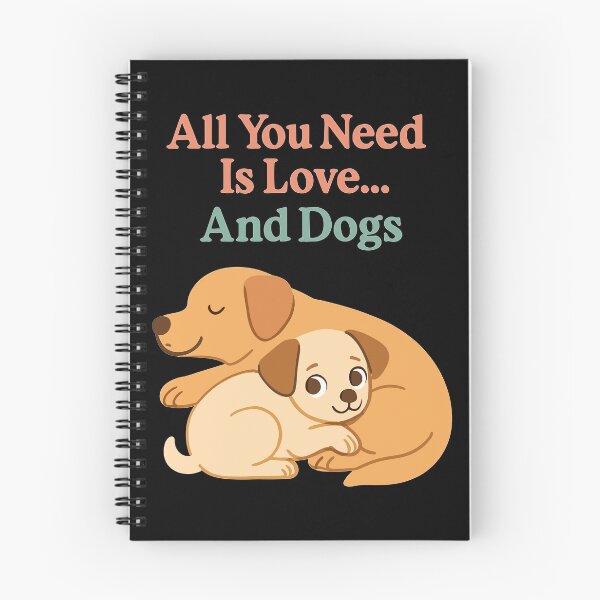 Item preview, All You Need Is Love And Dogs – Cute dogs designed and sold by Pineapple-Tree.
