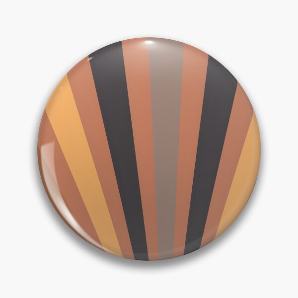 Item preview, Retro 70s Sun Rays Wall Art - Terracotta and Ochre Geometric Sun Print designed and sold by SoftAuraStudi0.