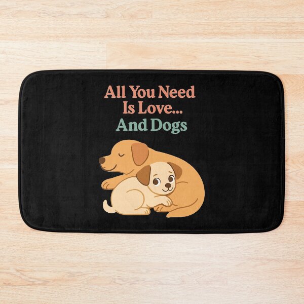 Item preview, All You Need Is Love And Dogs – Cute dogs designed and sold by Pineapple-Tree.