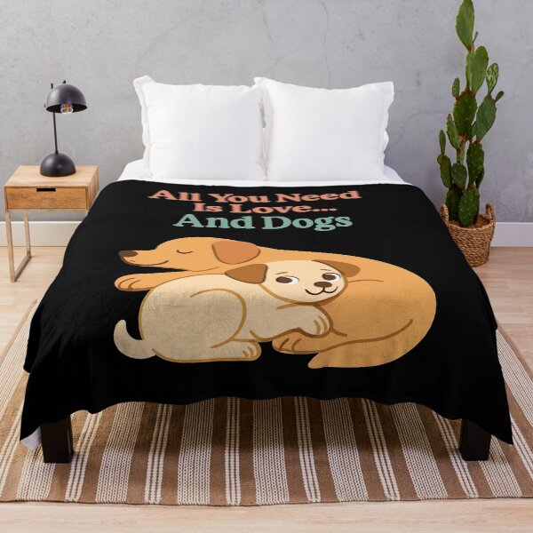 Item preview, All You Need Is Love And Dogs – Cute dogs designed and sold by Pineapple-Tree.