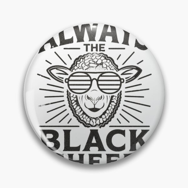 Item preview, Always The Black Sheep – Cool Rebel Sheep with Sunglasses | Outsider Aesthetic designed and sold by EichStore.