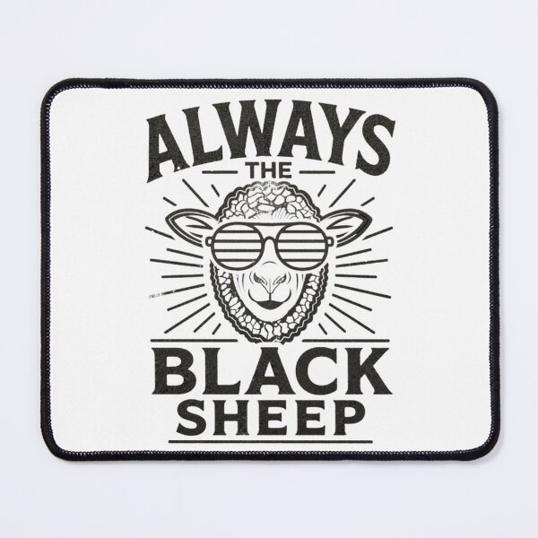 Item preview, Always The Black Sheep – Cool Rebel Sheep with Sunglasses | Outsider Aesthetic designed and sold by EichStore.