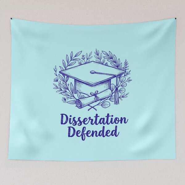 Item preview, Graduation Gift for PhD Students Dissertation Completed Achievement Design Motivational Humor designed and sold by Im-Ara.