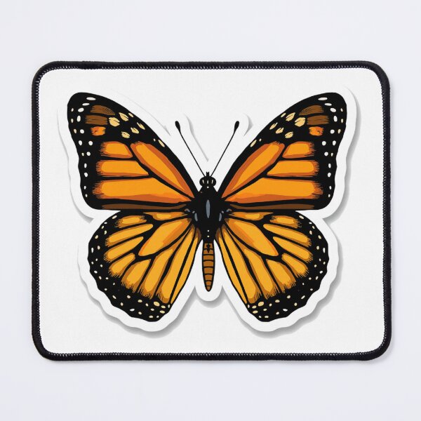 Item preview, Monarch Butterfly Sticker – Vibrant Orange & Black Insect Art | Nature Lover Gift designed and sold by ClickToSticker.