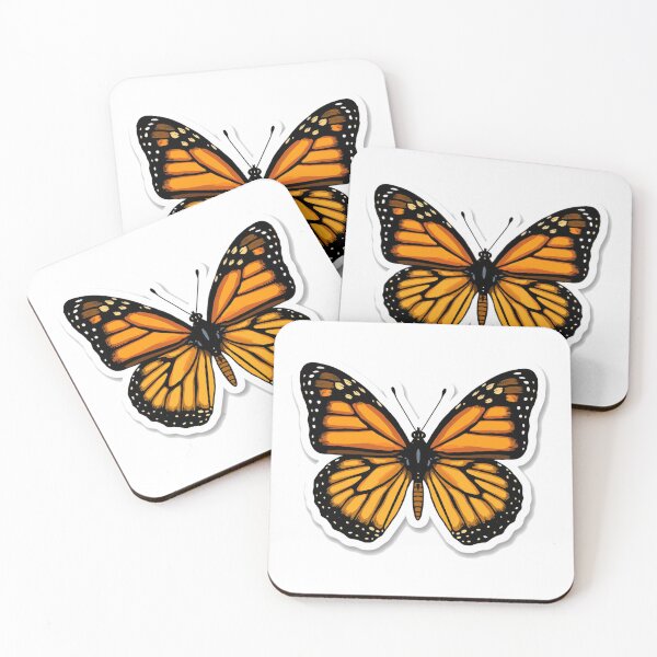 Item preview, Monarch Butterfly Sticker – Vibrant Orange & Black Insect Art | Nature Lover Gift designed and sold by ClickToSticker.