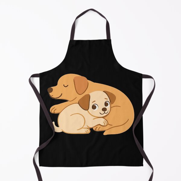 Item preview, Cute dogs cuddling: Small & large dog designed and sold by Pineapple-Tree.