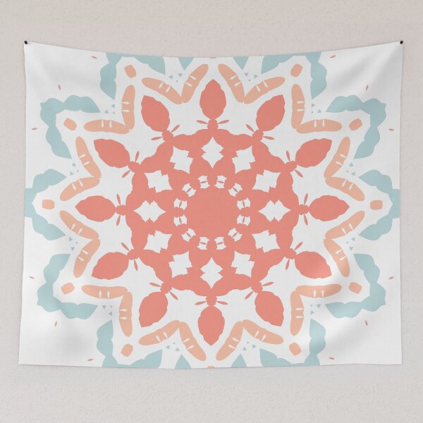 Item preview, Mandala Flower Artwork 03 Nordic Color 03 designed and sold by Stefanie Boike.