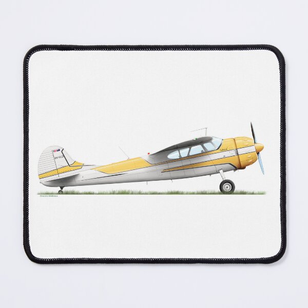 Item preview, CESSNA 195 BUSINESSLINER designed and sold by Grubby Fingers Aircraft Illustration.