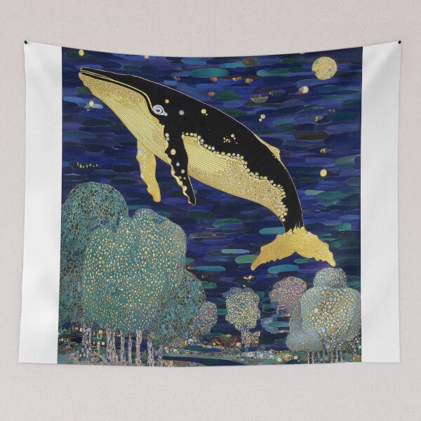 Item preview, Whale in Starry Night Sky designed and sold by lautir.