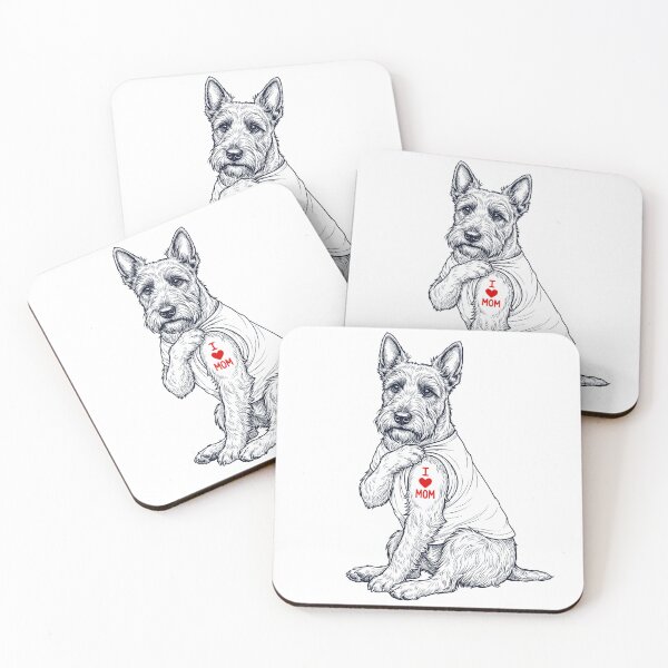 Item preview, Vintage Scottish Terrier Mom Tattoo Dog Lover designed and sold by TerryConnells.