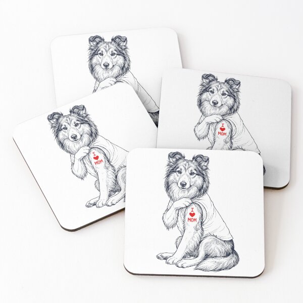 Item preview, Vintage Shetland Sheepdog Mom Tattoo Dog Lover designed and sold by TerryConnells.