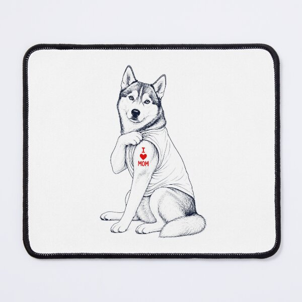 Item preview, Vintage Siberian Husky Mom Tattoo Dog Lover designed and sold by TerryConnells.