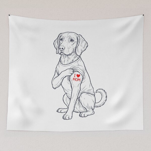 Item preview, Vintage Small Munsterlander Pointer Mom Tattoo Dog Lover designed and sold by TerryConnells.