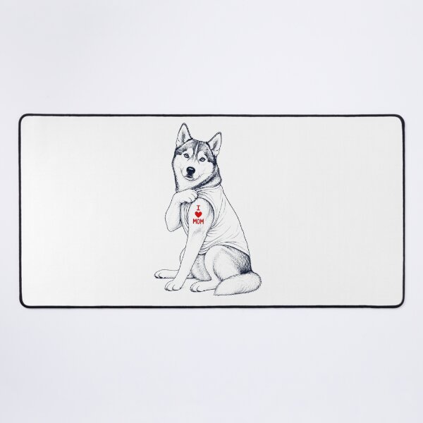 Item preview, Vintage Siberian Husky Mom Tattoo Dog Lover designed and sold by TerryConnells.